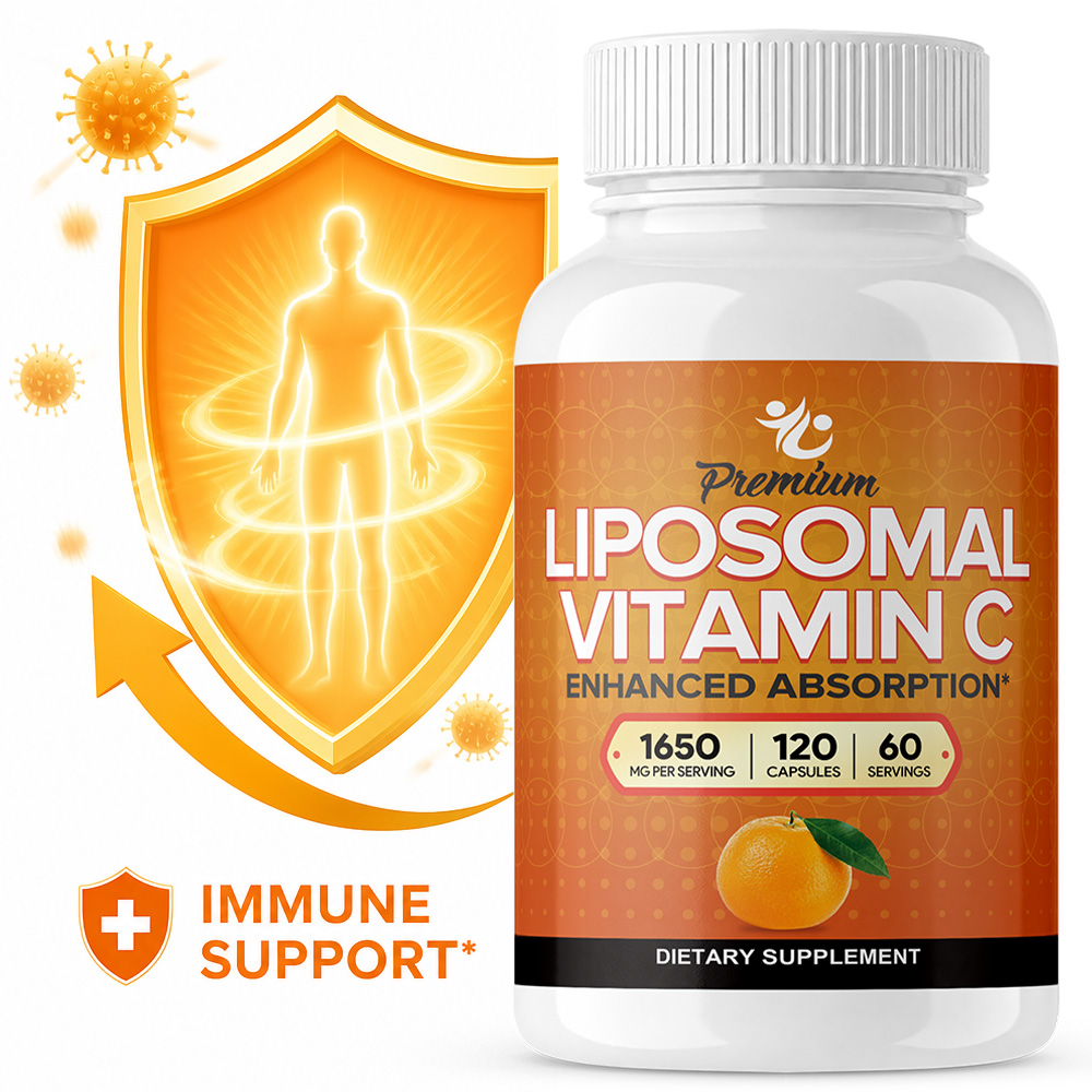 Health And Wellness Promotion - Cápsulas de Vitamina C Lipossomal 1650mg,