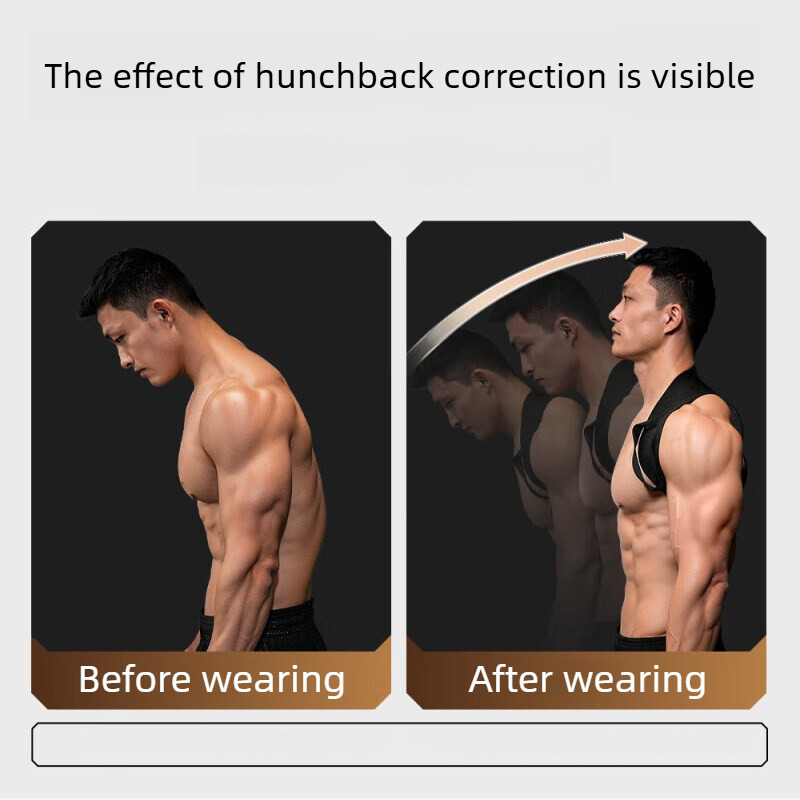 Posture Corrector Back Brace - Corretor de Postura para Homens Adultos,