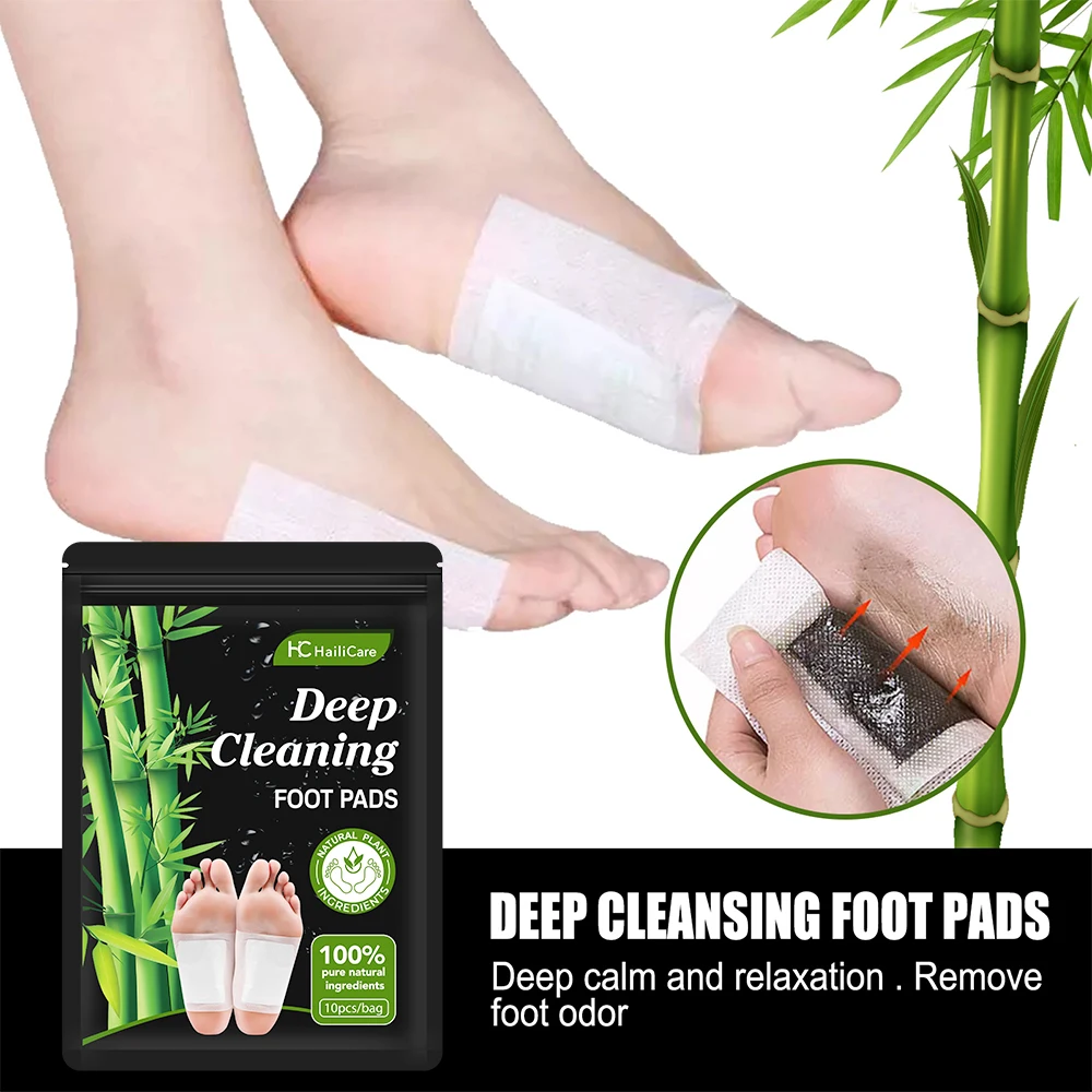 Detox Foot Patch - 10 unidades/pacote de Adesivos Detox para
