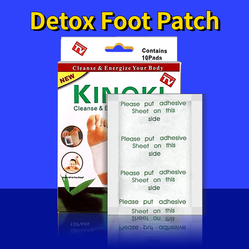 Detox Foot Patch - Remendos ervais naturais da perda de