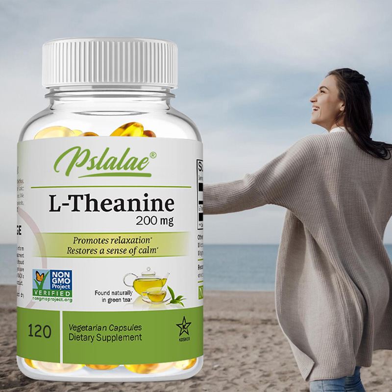 Health Wellness Mental Health - L-Theanina 200 Mg - Relaxamento, Redução