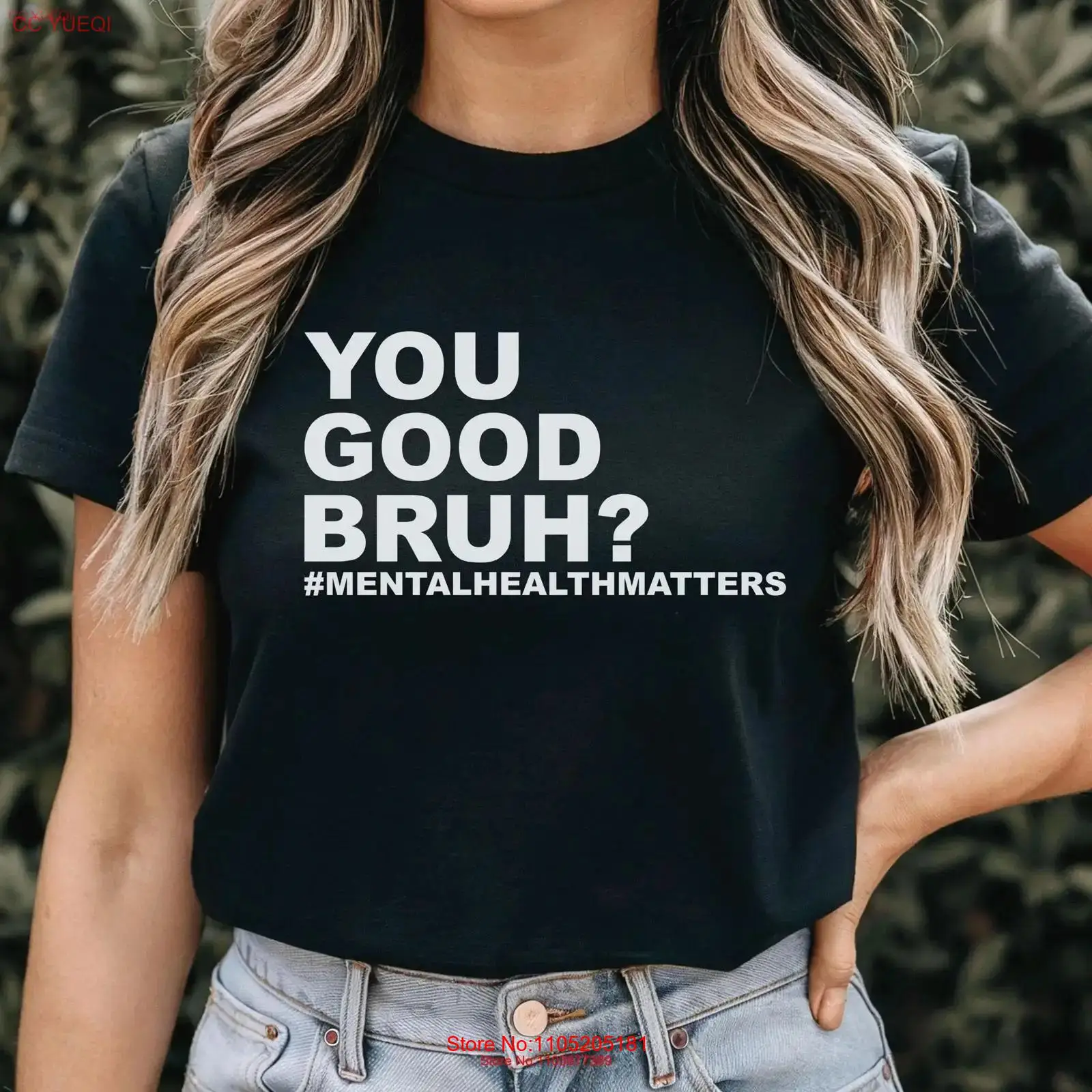 Mental Health Wellness Quotes - Mens Saúde Mental Matters Camiseta Citação