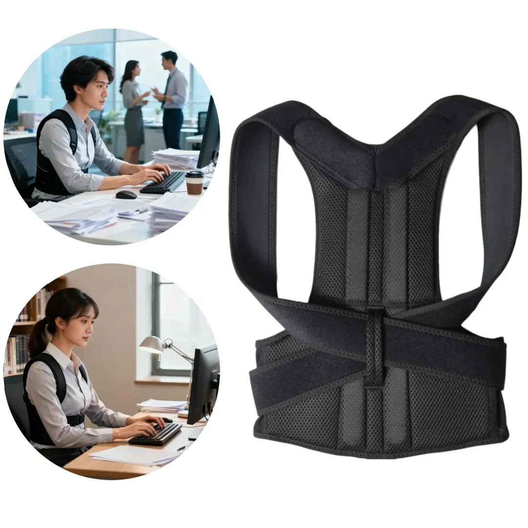 Posture Corrector Back Brace - Novo Corretor de Postura para Costas