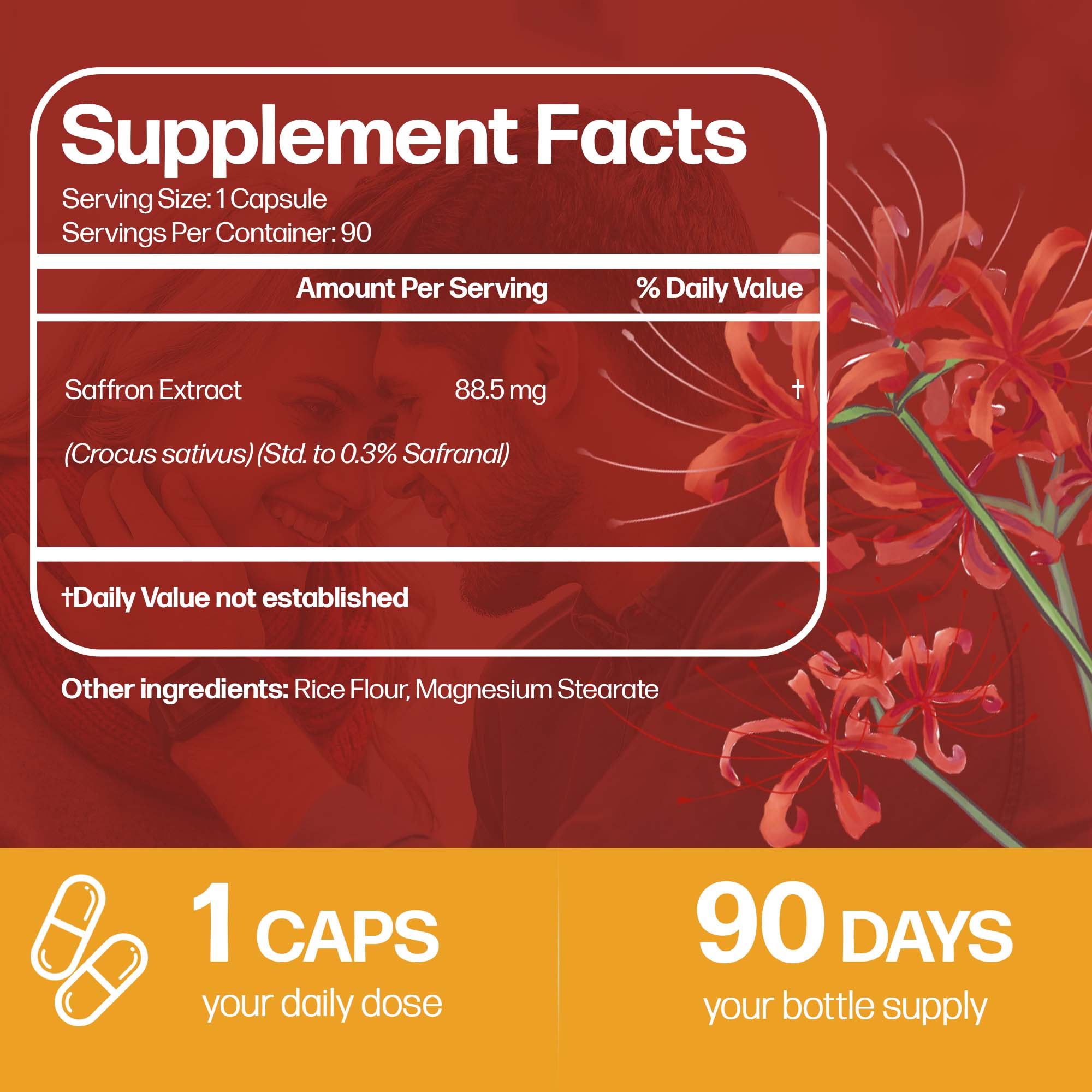 Cápsulas de Extrato de Açafrão - Health And Wellness Promotion avaliação e preço
