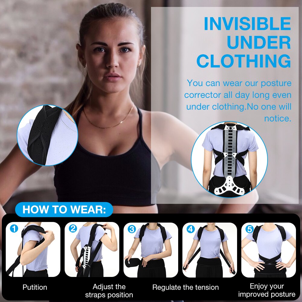 Corretor Postural Lombar para  - Posture Corrector Back Brace avaliação e preço