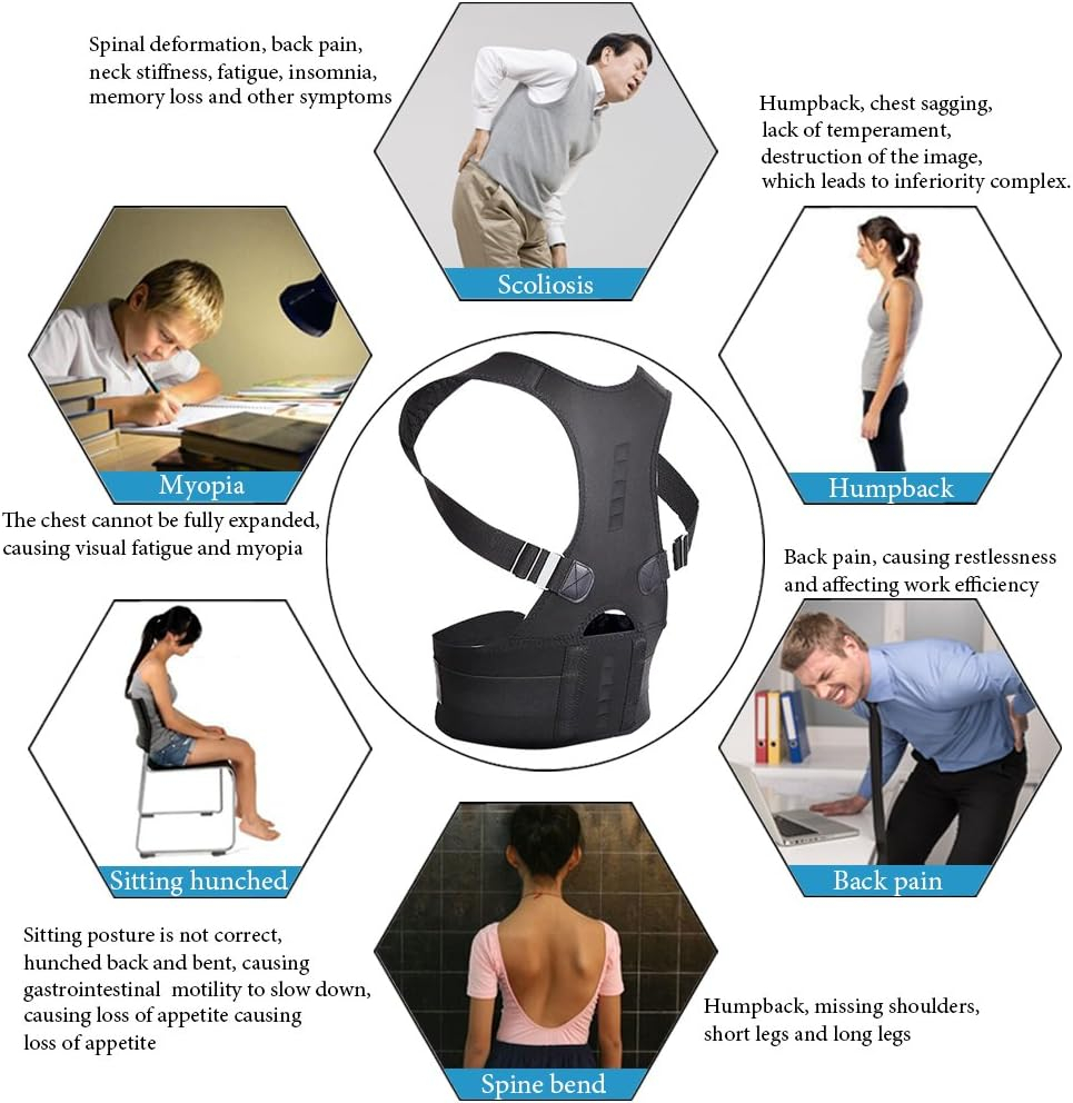 Cinta Modeladora de Suporte Co - Posture Corrector Back Brace avaliação e preço