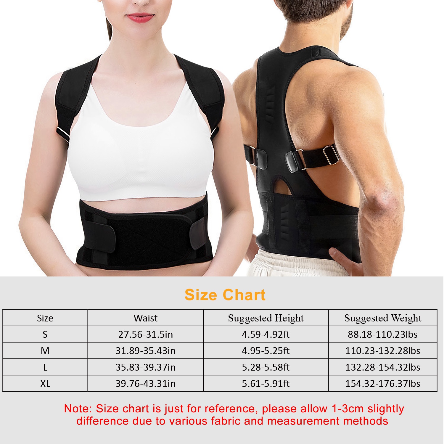 Cinta Modeladora de Suporte Co - Posture Corrector Back Brace avaliação e preço