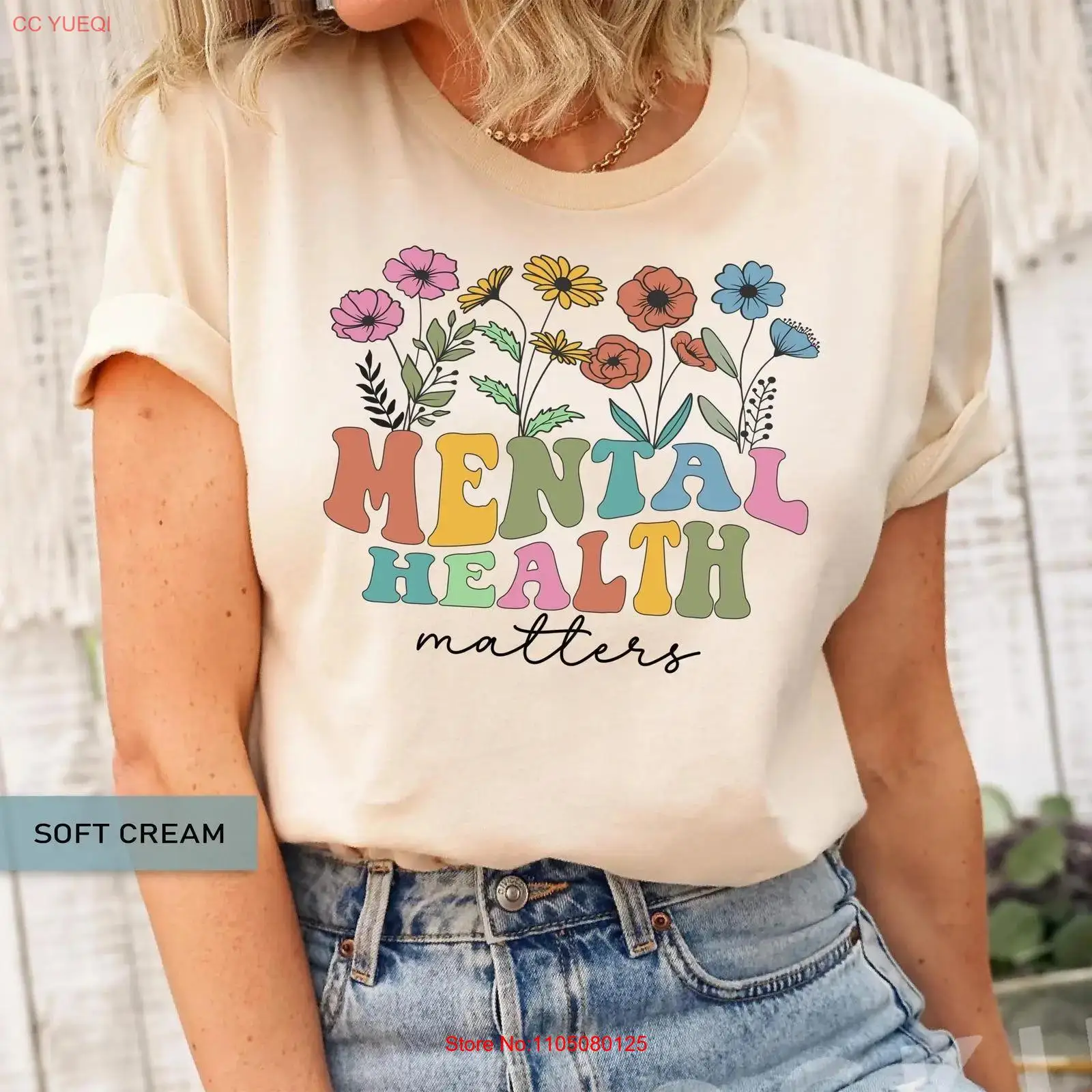 Saúde mental importa t camisa  - Health Wellness Mental Health avaliação e preço