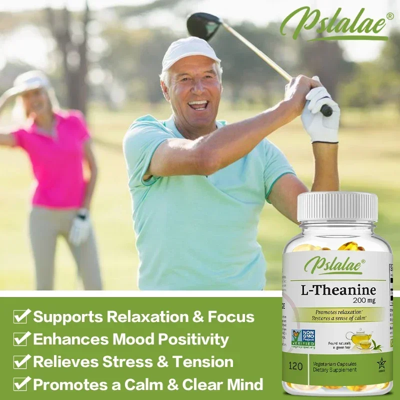 L-Theanina 200 Mg - Relaxament - Health Wellness Mental Health avaliação e preço