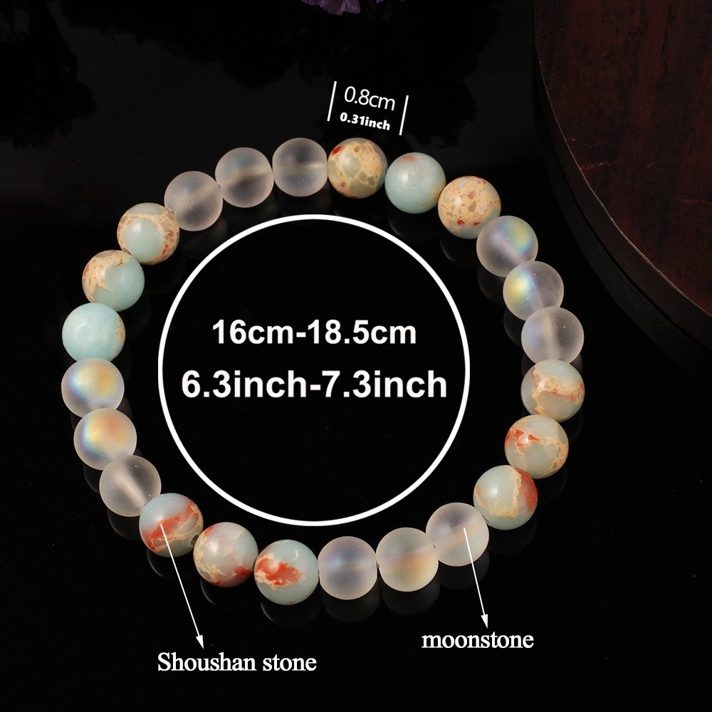 Pulseira de contas de pedra na - Longevity Health & Wellness Hotel avaliação e preço