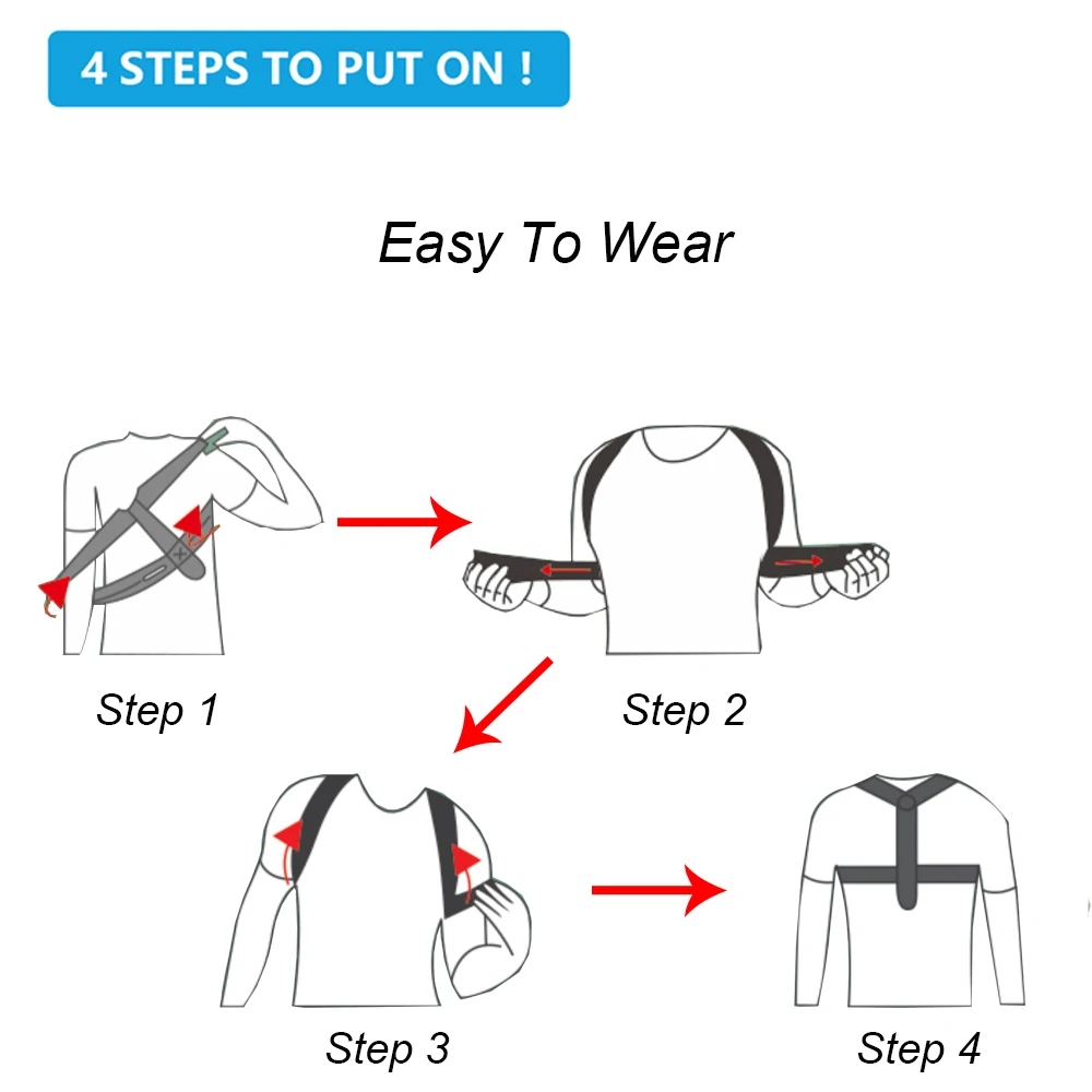 Cinto de correção de postura t - Posture Corrector Back Brace avaliação e preço
