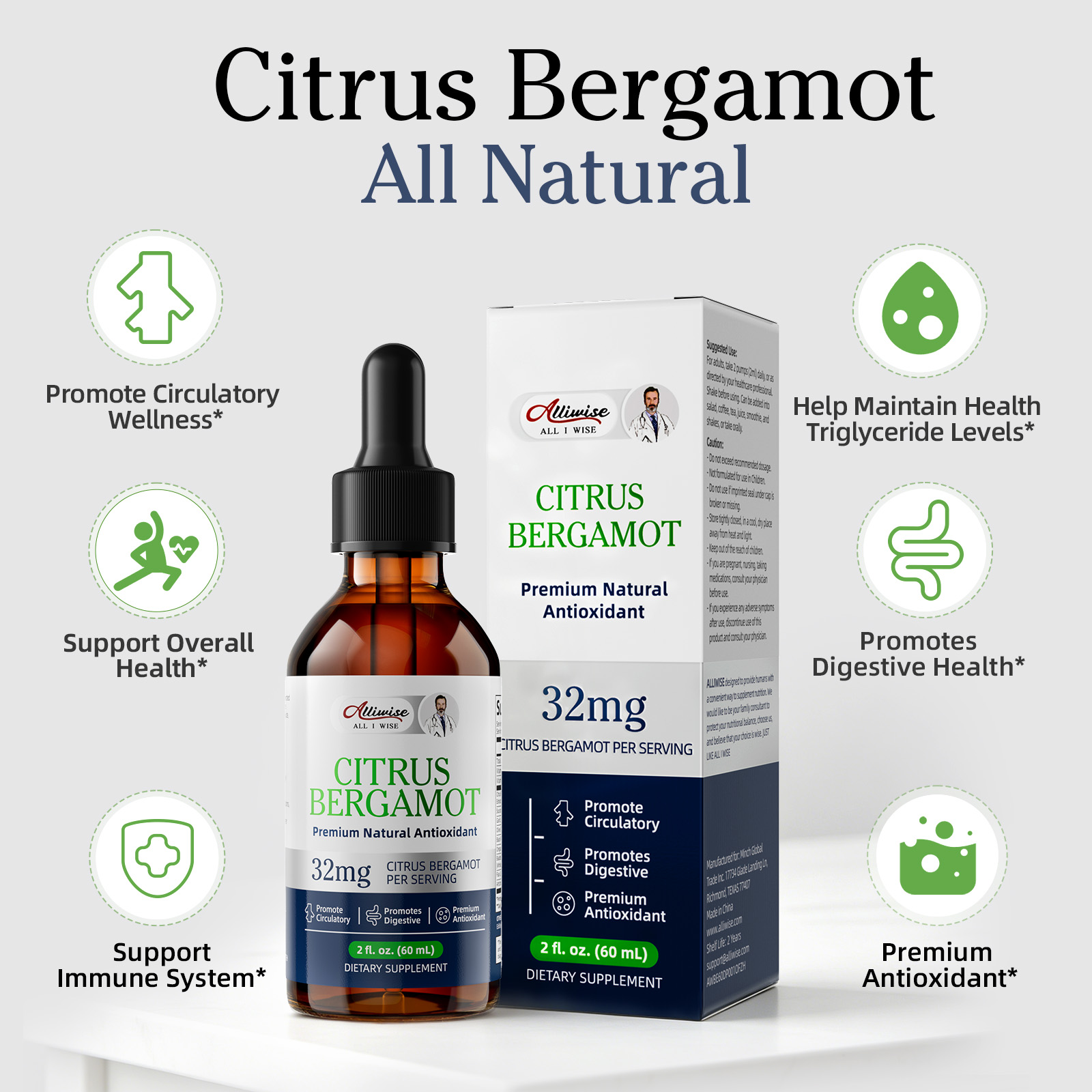 Gotas de Extrato de Bergamota  - Health And Wellness Promotion avaliação e preço